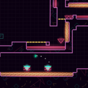Big Neon Tower vs Tiny Square